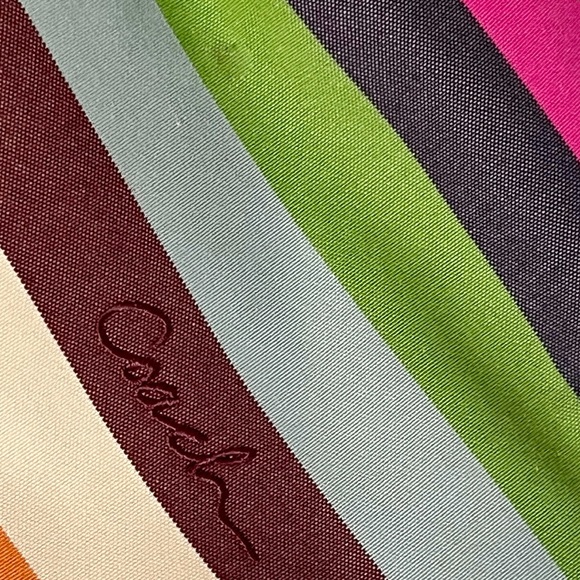 Coach Poppy Legacy Stripe Sequins Colorful Glam Tote 19021 - Picture 17 of 17